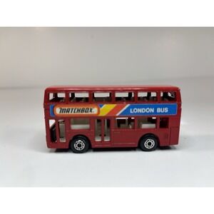 Die-cast Lesney, England - Matchbox Red London Bus 1981 Mint